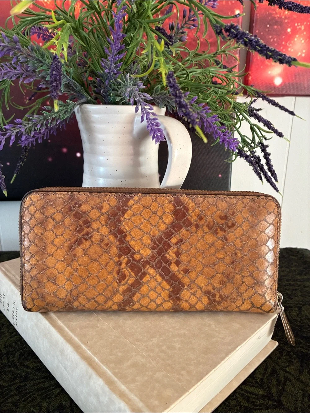 Michael Kors Snake-Embossed Wallet